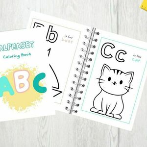 Coloring the English Alphabet - για παιδιά, σχέδια ζωγραφικής