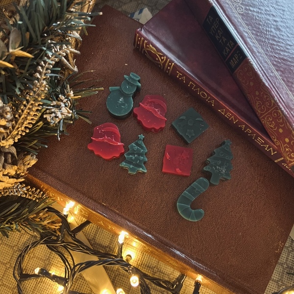 Christmas time/wax melts - γυαλί, χριστουγεννιάτικα δώρα, κεριά & κηροπήγια - 2
