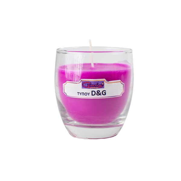 Αρωματικό κερί *Τύπου D&G σε ποτήρI - δώρο, αρωματικά κεριά, διακοσμητικά, κεριά, κεριά & κηροπήγια