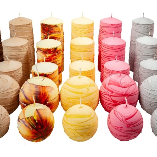Αρωματικό κερί μπάλα με άρωμα ΚΟΛΟΚΥΘΑ ΚΑΝΕΛΑ - χριστουγεννιάτικο, αρωματικά κεριά, διακοσμητικά, κεριά, κεριά & κηροπήγια - 5