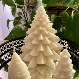 ΣΕΤ Αρωματικά Χριστουγενιάτικα Κεριά - χειροποίητα, χριστουγεννιάτικο δέντρο, αρωματικά κεριά, χριστουγεννιάτικα δώρα - 2
