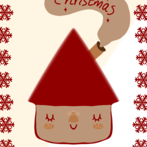 Εκτυπώσιμη ευχετήρια κάρτα Χριστουγέννων - χριστουγεννιάτικα δώρα, κάρτες