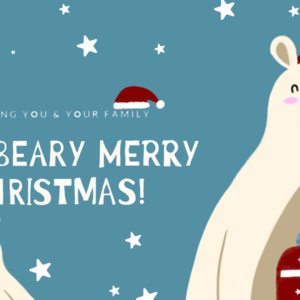 Εκτυπώσιμη ευχετήρια κάρτα Χριστουγέννων αρκουδάκι - αρκουδάκι, χριστουγεννιάτικα δώρα