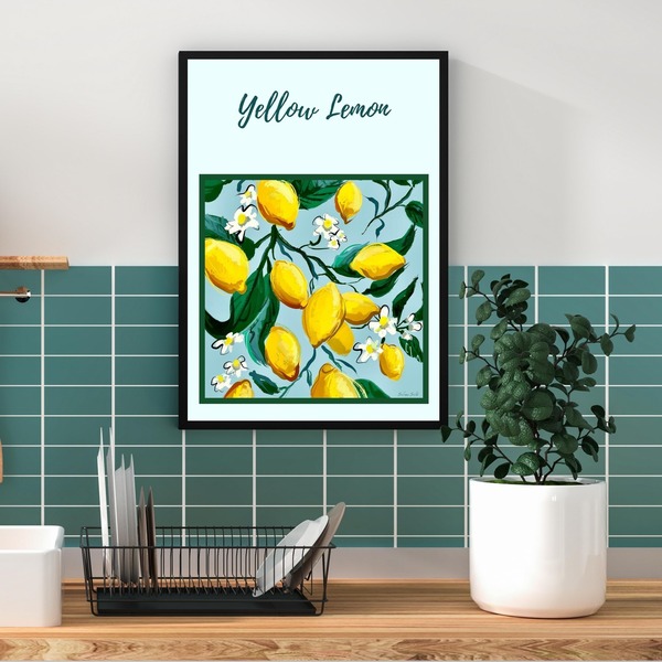 Lemon Yellow - Botanical collection - αφίσες - 2