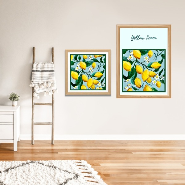 Lemon Yellow - Botanical collection - αφίσες - 3