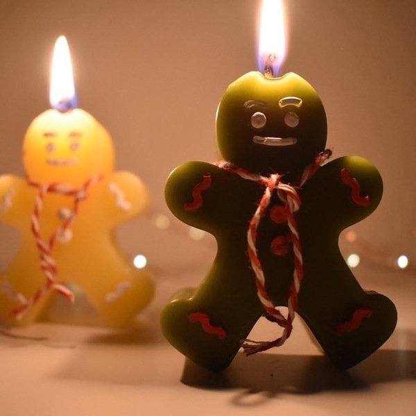 Κεράκι gingerbread - αρωματικά κεριά - 3