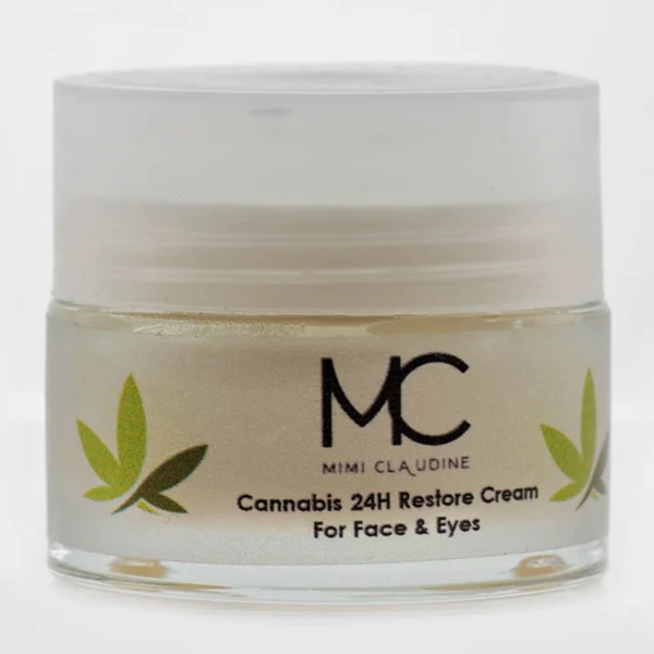 Cannabis 24H Restore Cream 50ml για Πρόσωπο & Μάτια, Χειροποίητη, Οργανική Περιποίηση δέρματος | Προϊόντα περιποίησης δέρματος | Φυσική περιποίηση δέρματος. | Vegan και Cruelty-free - κρέμες προσώπου