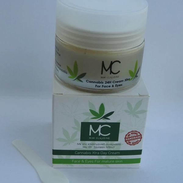 Cannabis 24H Restore Cream 50ml για Πρόσωπο & Μάτια, Χειροποίητη, Οργανική Περιποίηση δέρματος | Προϊόντα περιποίησης δέρματος | Φυσική περιποίηση δέρματος. | Vegan και Cruelty-free - κρέμες προσώπου - 5