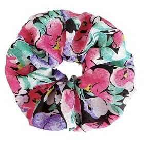 Πολύχρονο scrunchy - ύφασμα, λαστιχάκια μαλλιών, satin scrunchie