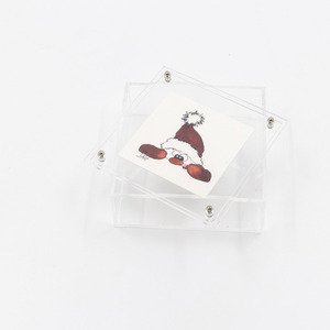 Κουτί διακοσμητικό plexi glass με Άγιο Βασίλη - κουτί, plexi glass, διακοσμητικά, χριστουγεννιάτικα δώρα, άγιος βασίλης - 2