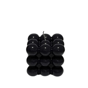 Χειροποιητο αρωματικο Μαύρο Κερί bubbles με άρωμα ΜΗΛΟ-ΚΑΝΕΛΑ 150γρ - χειροποίητα, αρωματικά κεριά, κεριά