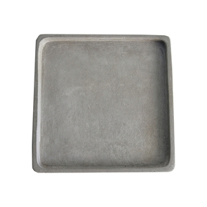 Τσιμεντένιος Δίσκος Τετράγωνος 18,5Χ18,5 γκρι - τσιμέντο, πιατάκια & δίσκοι, γενική διακόσμηση