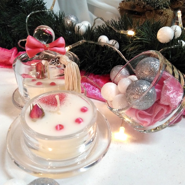 Γούρι 2023 αρωματικό κερί σε γυάλινη διάφανη φοντανιέρα με ημιπολύτιμους λίθους μάτι γάτας 9×9×10cm - γυαλί, αρωματικό, χριστουγεννιάτικα δώρα, γούρια, πρωτοχρονιά - 5