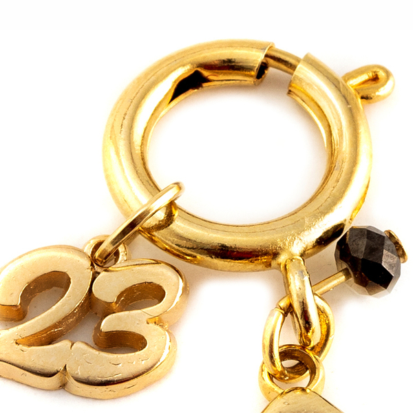 Γούρι πολυτελείας επιχρυσωμένο με χρυσό 24 Κ Mini charm σπίτι - σπίτι, μέταλλο, γούρια, μπρελοκ κλειδιών - 3