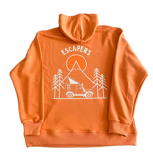 Peach Orange Escapers Salty Hoodie - βαμβάκι