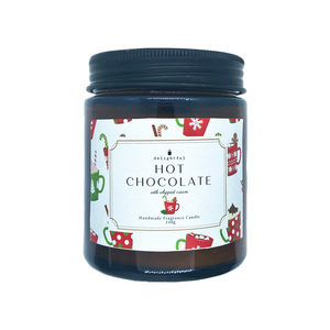 Hot Chocolate Αρωματικό Κερί 240γρ. - χριστουγεννιάτικο, αρωματικά κεριά, χριστουγεννιάτικα δώρα, κεριά