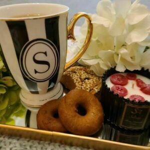 '' Sweet Christmas '' με κορδέλα 2023 100 ml - γυαλί, κεριά & κηροπήγια - 3