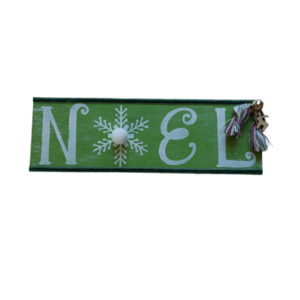 Χριστουγεννιάτικη Διακοσμητική Επιγραφή "Νοel" - ξύλο, vintage, διακοσμητικά, χιονονιφάδα