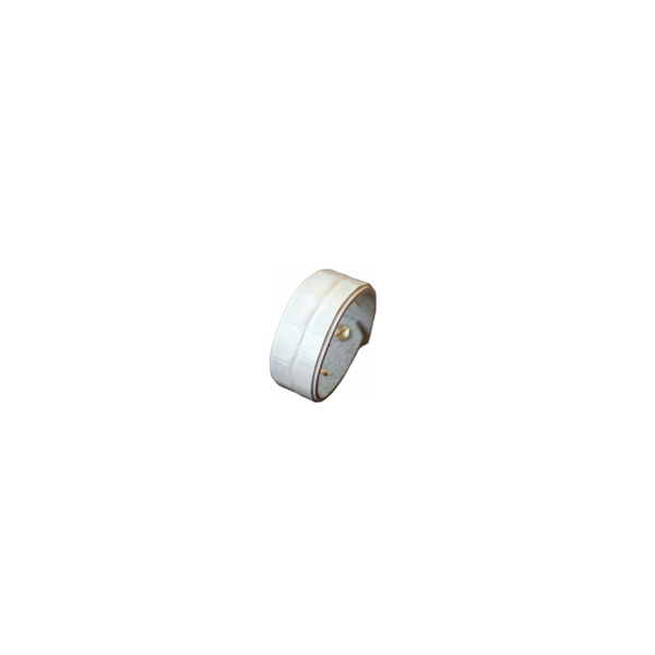 Unisex Λευκό Croco Δερμάτινο Βραχιόλι, 20 Χ 3 εκ - δέρμα, γυναικεία, φαρδιά