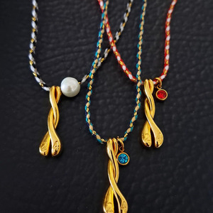 Γούρια 24 σε boho style - νήμα, κορδόνια, γούρια - 2