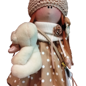 Πάνινη κούκλα Venetia 33 εκ - κορίτσι, δώρο, χριστουγεννιάτικα δώρα