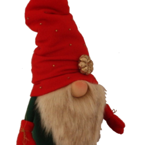 Νάνος (Gnome) υφασμάτινος με κόκκινο σκούφο 70 εκ - ύφασμα, γιαγιά, διακοσμητικά, χριστουγεννιάτικα δώρα, άγιος βασίλης - 2
