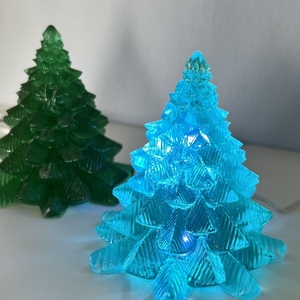 Χριστουγεννιάτικο δέντρο με φως 2 - ρητίνη, διακοσμητικά, δέντρο