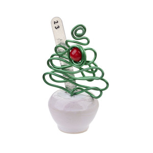 Πράσινο χριστουγεννιάτικο δεντράκι με δυνατότητα χάραξης ονόματος ή αρχικών - μέταλλο, γούρια, δέντρο, προσωποποιημένα