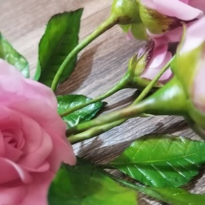 ΚΛΑΔΑΚΙ ΑΠΟ ΤΡΙΑΝΤΑΦΥΛΛΙΑ ΚΗΠΟΥ - τριαντάφυλλο, χειροποίητα, λουλούδι, διακοσμητικά, δωρο για επέτειο - 5