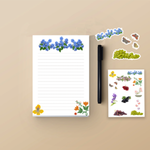 Σημειωματάριο με θέμα Λουλούδια - τετράδια & σημειωματάρια - 2