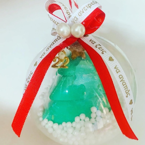Χριστουγεννιάτικες αρωματικές σαπούνο-μπάλα! - νονά, μαμά, plexi glass, στολίδια, μπάλες