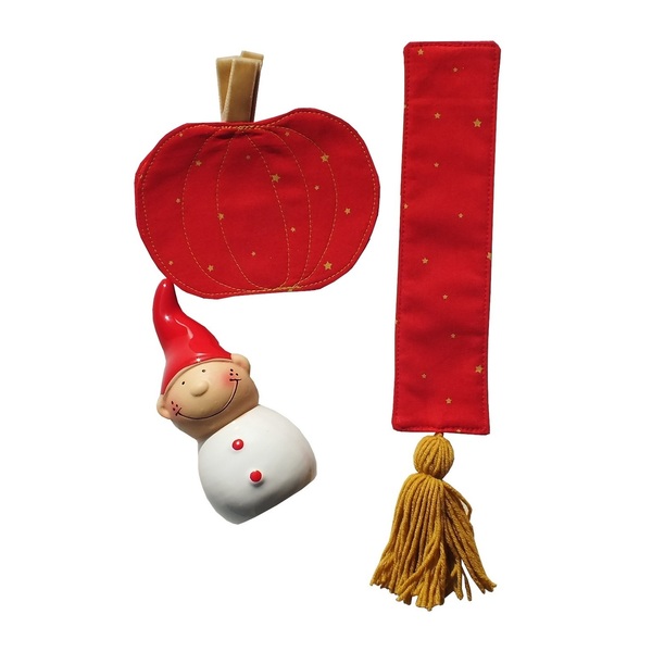 Χριστουγεννιάτικο σετ δώρου - κολοκύθα - ύφασμα, σουβέρ, χριστουγεννιάτικα δώρα, κολοκύθα, σετ δώρου