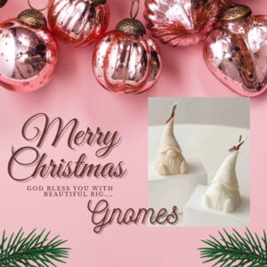 ΧΡΙΣΤΟΥΓΕΝΝΙΑΤΙΚΑ GNOME 2 ΤΕΜΑΧΙΩΝ (ΝΑΝΑΚΙ) - αρωματικά κεριά, χριστουγεννιάτικα δώρα