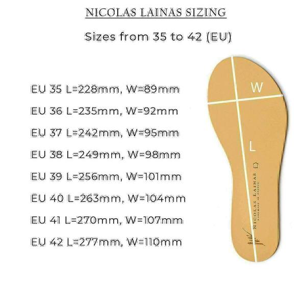 Ιθάκη Gold - δέρμα, αρχαιοελληνικό, φλατ, ankle strap - 4