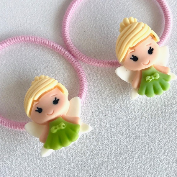 Σετ λαστιχάκια μαλλιών Happy Fairy - με μικρές νεραϊδούλες - κορίτσι, λαστιχάκι, νεράιδα, αξεσουάρ μαλλιών - 2