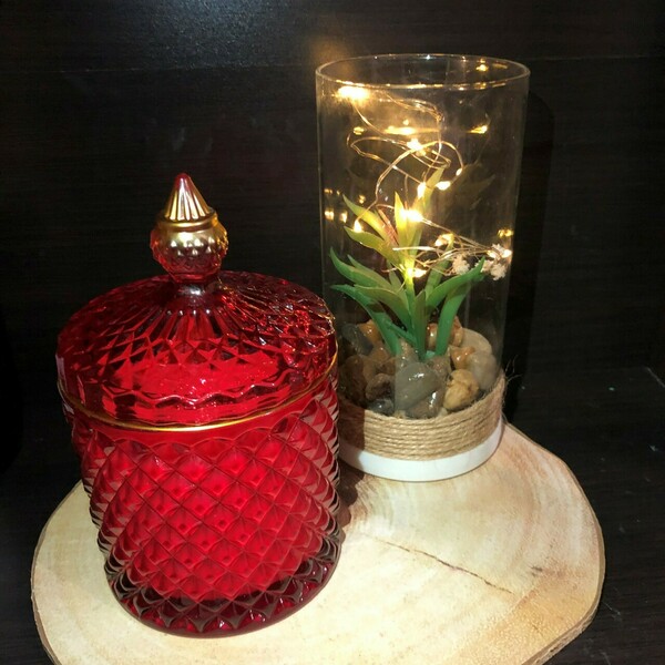 Κερί σόγιας σε φοντανιέρα με άρωμα Μελομακάρονο, 220 γρ. - αρωματικά κεριά - 3