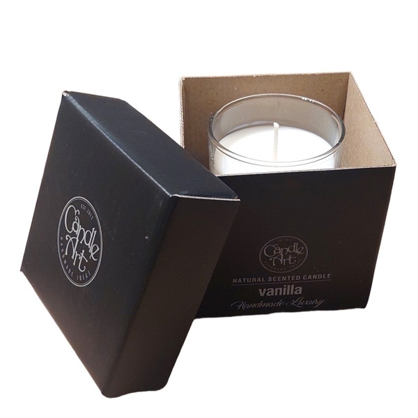 Αρωματικό Κερί Luxury με άρωμα Βανίλιας 220ml, Κωδ.CA9151V - αρωματικά κεριά, κεριά, φυτικό κερί - 2