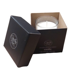 Αρωματικό Κερί Luxury με άρωμα Βανίλιας 220ml, Κωδ.CA9151V - αρωματικά κεριά, κεριά, φυτικό κερί - 2