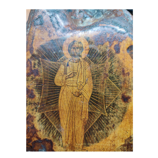 Ιησούς Χριστός, Παλαιά Εικόνα σε Ξύλο - πίνακες & κάδρα - 3