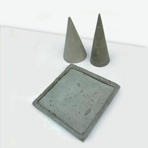 Tσιμεντένιος μικρός δίσκος 11.0 Χ 11.0 //pi - design, τσιμέντο, σκυρόδεμα - 5