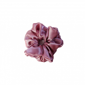 Puce- Χειροποίητο σατέν scrunchie σάπιο μήλο - μαλλί, λαστιχάκια μαλλιών, satin scrunchie
