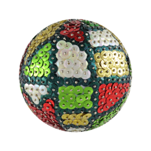Μπάλα Χριστουγεννιάτικη αφηρημένη περίμετρος 20cm - πλαστικό, στολίδια, μπάλες