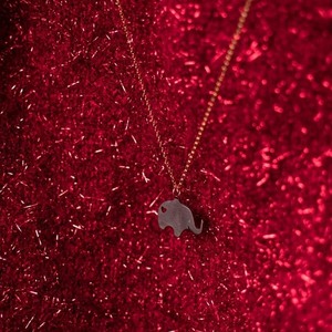 Ασημένιο Γουράκι Lucky Elephant Black Κοντό - charms, ασήμι 925, κοντά, επιπλατινωμένα - 3