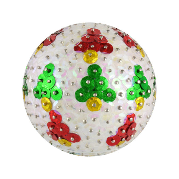 Μπάλα Χριστουγεννιάτικη ΔΕΝΤΡΑΚΙΑ, περίμετρος 20cm - πλαστικό, στολίδια, μπάλες
