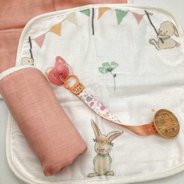 Baby Girl Bunny Gift Box - κορίτσι, δώρα για μωρά, σετ δώρου - 2