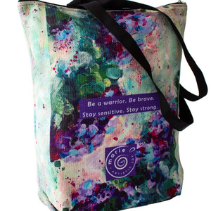 Sensitive – Tote bag - ύφασμα, all day, χειρός, tote, πάνινες τσάντες - 5
