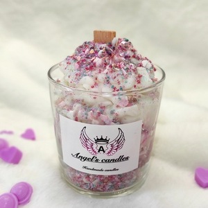 SWEET SUNDAE ICE CANDLE - χειροποίητα, αρωματικά κεριά, αρωματικό, κεριά, κεριά & κηροπήγια