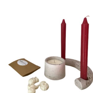 Candle christmas box / Χριστουγεννιάτικο σετ - δώρα, κερί, αρωματικά κεριά, χριστούγεννα