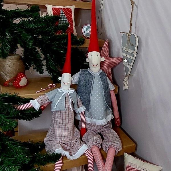 Κούκλα Ξωτικό κορίτσι, Artana, 75εκ. - ύφασμα, δώρα για παιδιά, διακοσμητικά, χριστουγεννιάτικα δώρα, κούκλες - 3