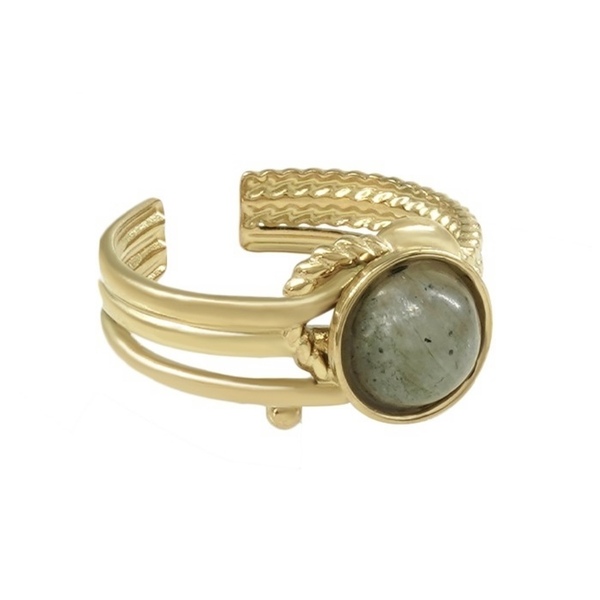 Marie Vintage ring - chevalier, δάκρυ, ατσάλι, αυξομειούμενα